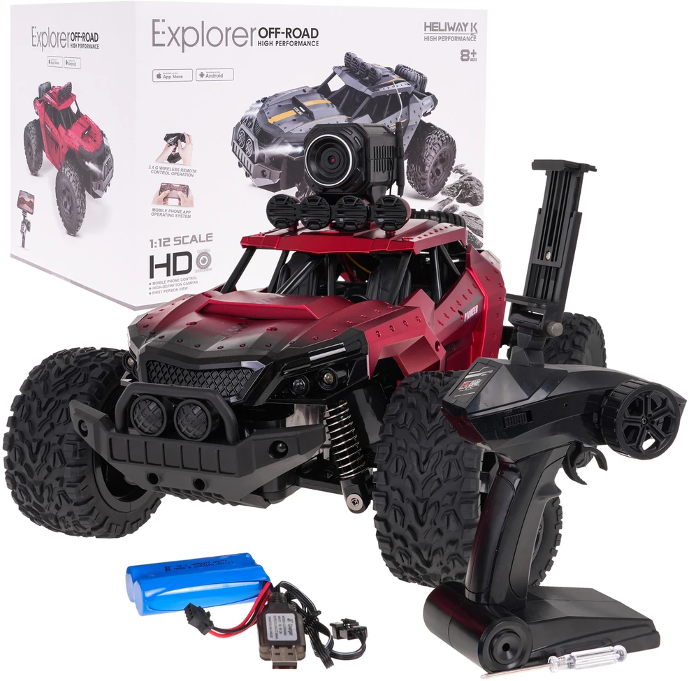 Ramiz Valdomas MEGA Crawler PIONEER su kamera