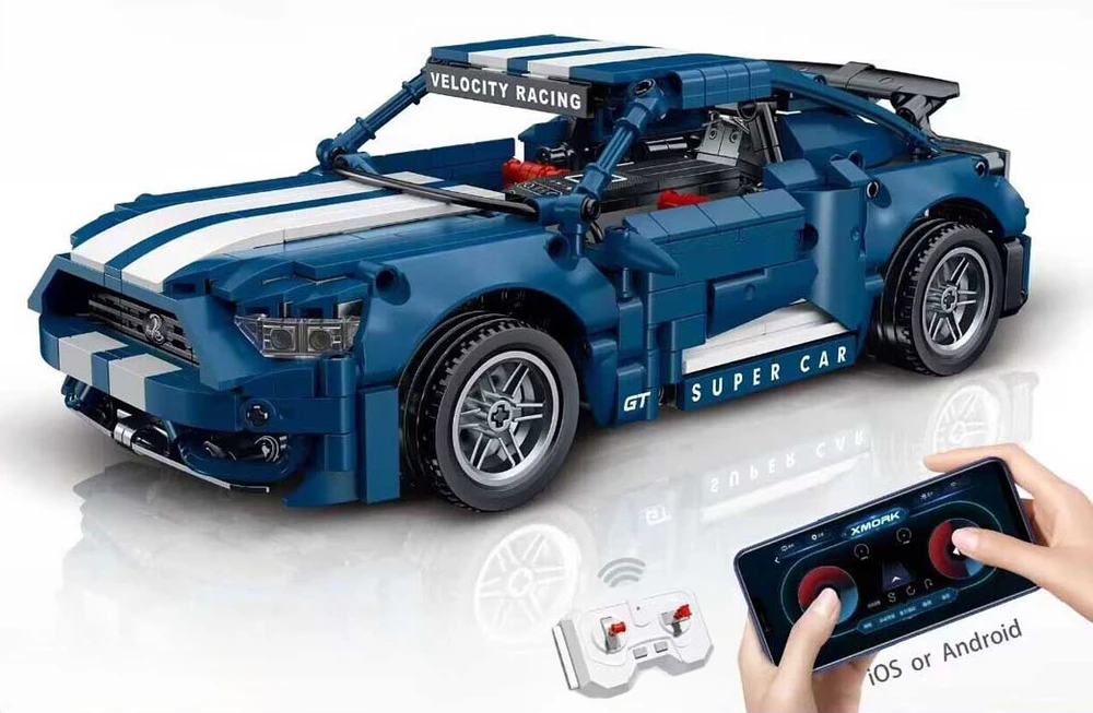Ramiz Techniniai blokeliai sportiniam automobiliui Mėlyna 952 vnt.