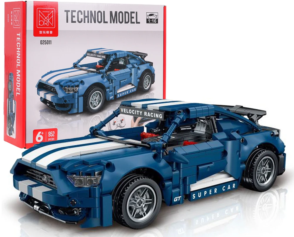 Ramiz Techniniai blokeliai sportiniam automobiliui Mėlyna 952 vnt.