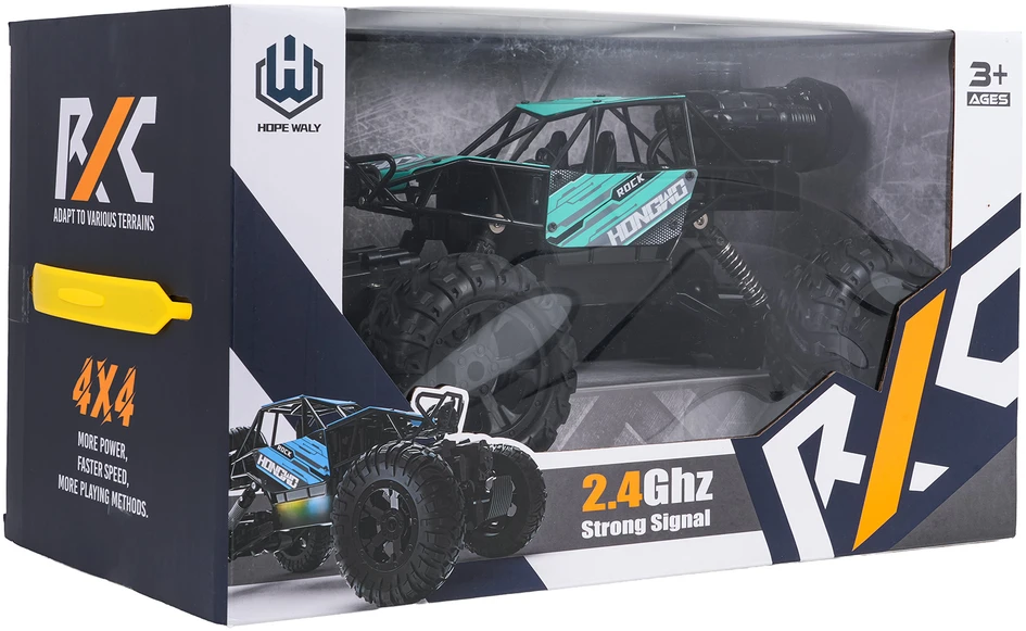Ramiz Valdomas RC visureigis ROCK su dūmų efektu