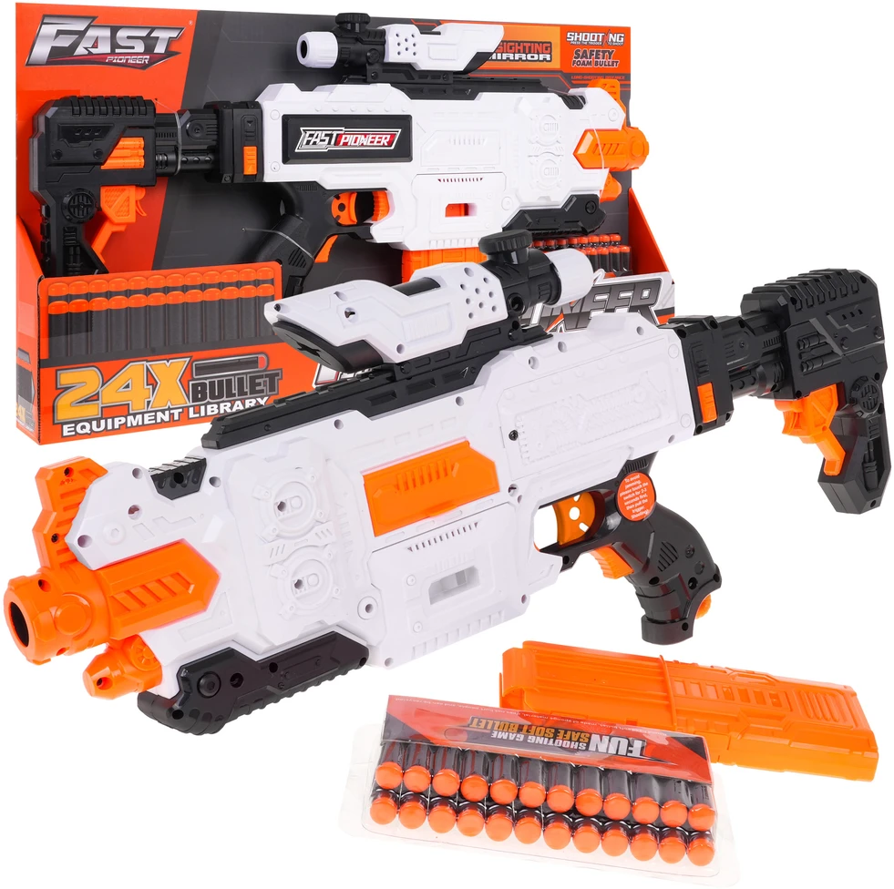 Ramiz Fast Pioneer šautuvas baltos spalvos