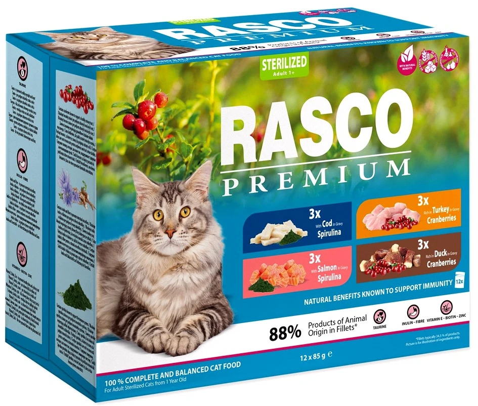 RASCO Premium ėdalas sterilizuotoms katėms