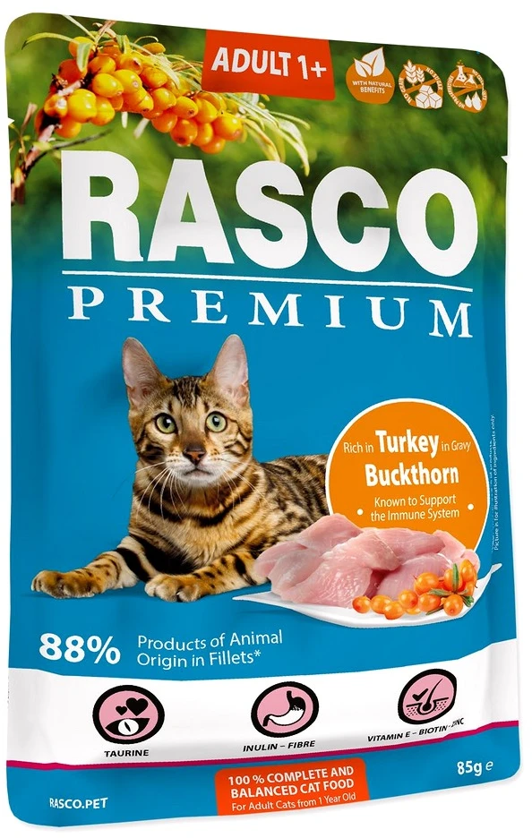 RASCO Premium kalakutienos katėms 85 g
