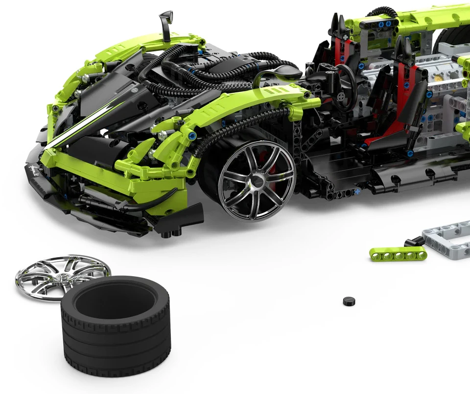 Autko 1:8 Pagani Huayra BC Klocki Žalias RASTAR