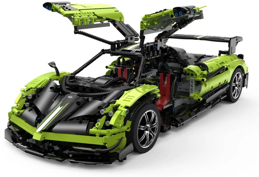 Autko 1:8 Pagani Huayra BC Klocki Žalias RASTAR