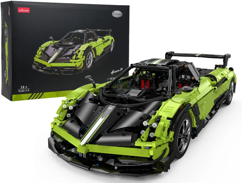 Autko 1:8 Pagani Huayra BC Klocki Žalias RASTAR