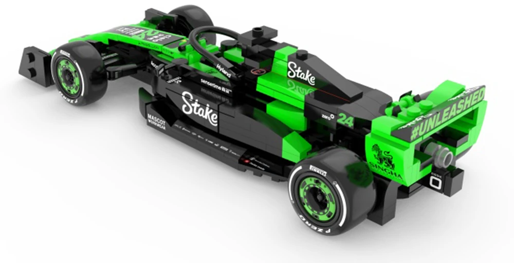 Rastar Group Konstruktorius Stake F1 Team KICK Sauber C44 Blocks automobilis RASTAR Žalias 1:24