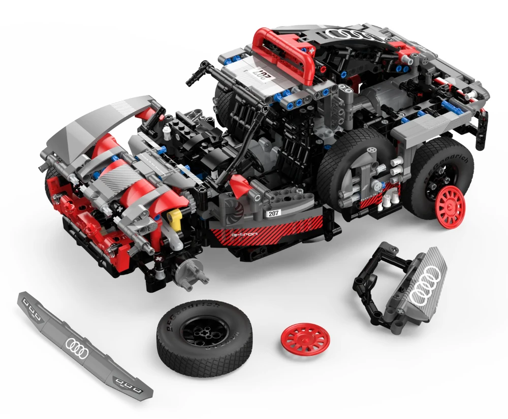 Konstruktorius R/C 1:14 Audi RS Q e-tron RASTAR, 1046 el.