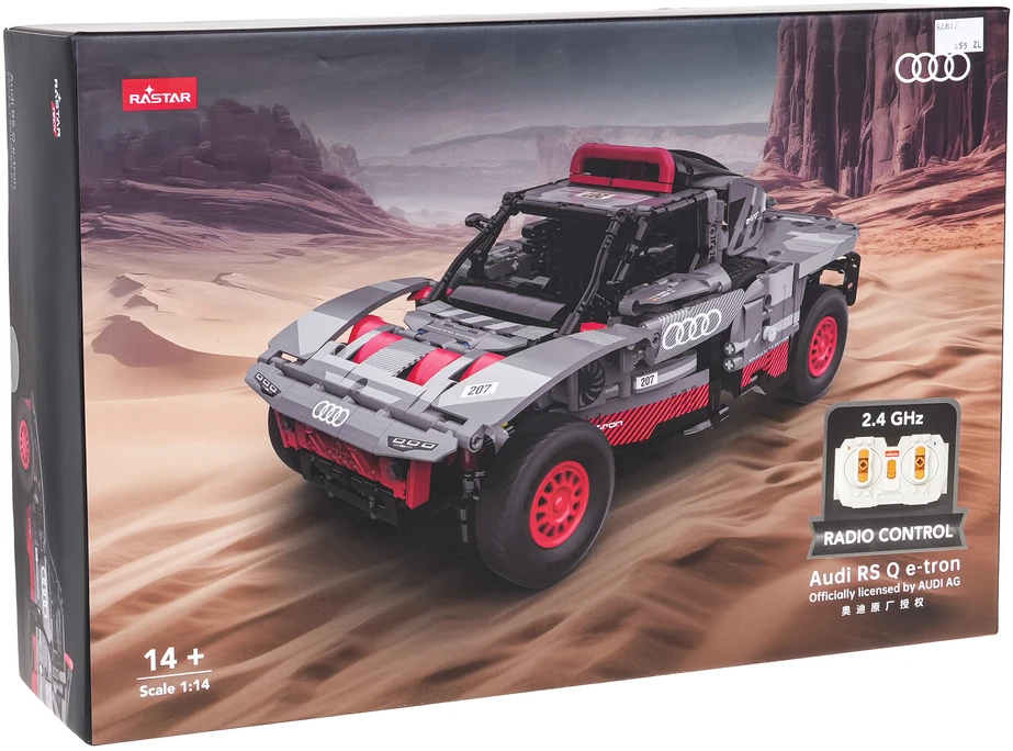 Konstruktorius R/C 1:14 Audi RS Q e-tron RASTAR, 1046 el.