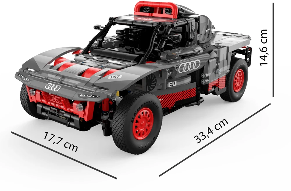 Konstruktorius R/C 1:14 Audi RS Q e-tron RASTAR, 1046 el.