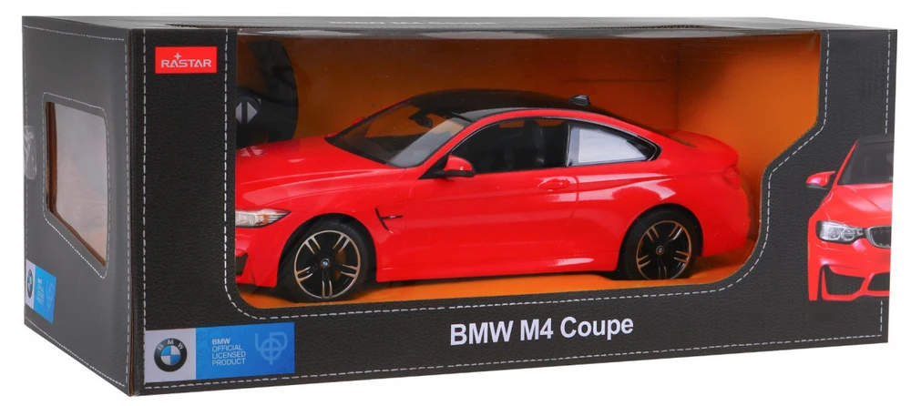 Rastar Nuotoliniu būdu valdoma BMW M4 Coupe žaislinė mašina