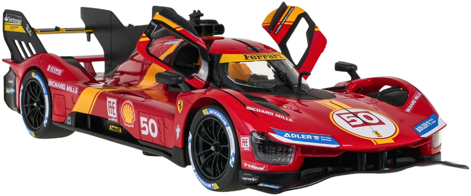 Nuotoliniu būdu valdomas automobilis Ferrari 499P R/C, mastelis 1:14, Rastar 10110
