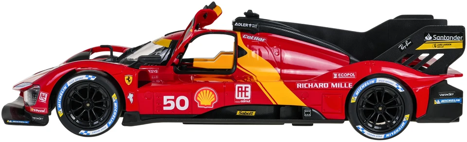 Nuotoliniu būdu valdomas automobilis Ferrari 499P R/C, mastelis 1:14, Rastar 10110