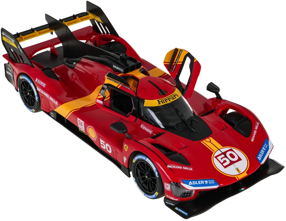 Nuotoliniu būdu valdomas automobilis Ferrari 499P R/C, mastelis 1:14, Rastar 10110