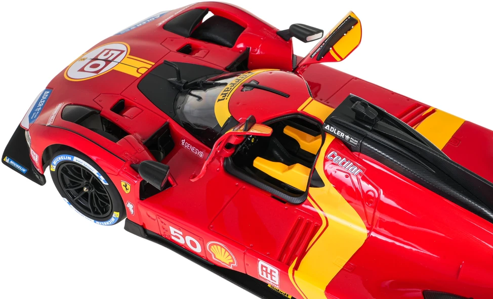 Nuotoliniu būdu valdomas automobilis Ferrari 499P R/C, mastelis 1:14, Rastar 10110