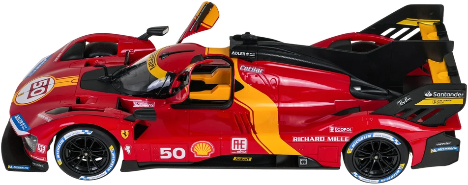 Nuotoliniu būdu valdomas automobilis Ferrari 499P R/C, mastelis 1:14, Rastar 10110