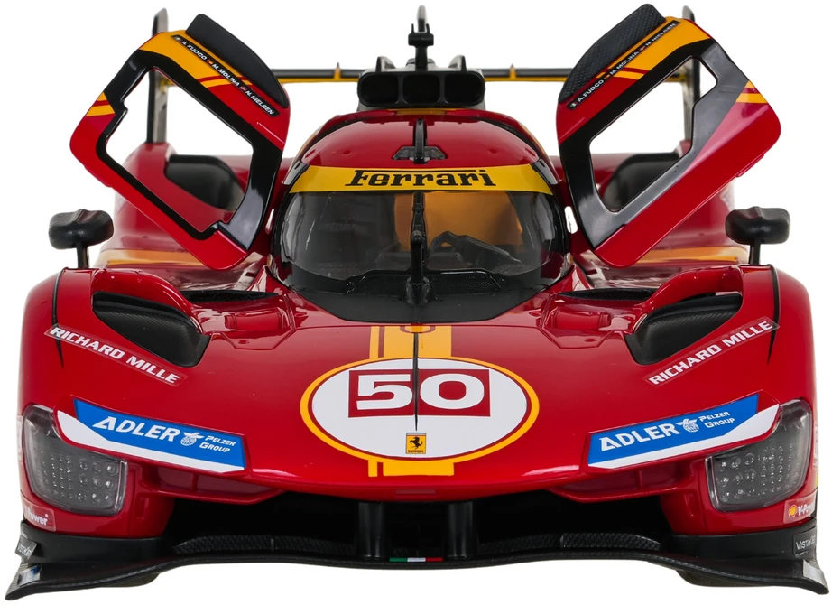 Nuotoliniu būdu valdomas automobilis Ferrari 499P R/C, mastelis 1:14, Rastar 10110