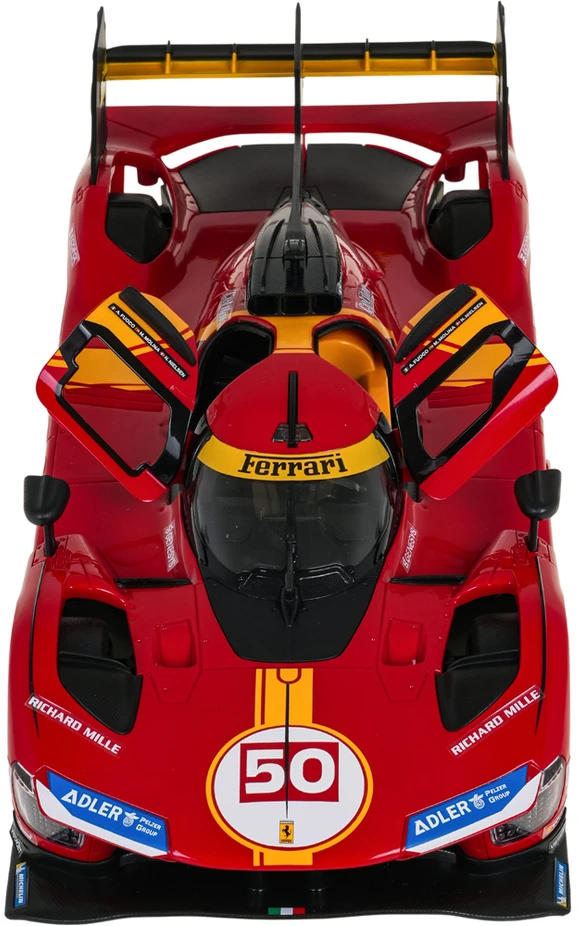 Nuotoliniu būdu valdomas automobilis Ferrari 499P R/C, mastelis 1:14, Rastar 10110