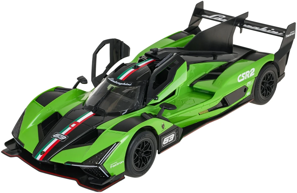 Nuotoliniu būdu valdomas automobilis Lamborghini SC63 LMDH R/C, mastelis 1:14, Rastar 10150