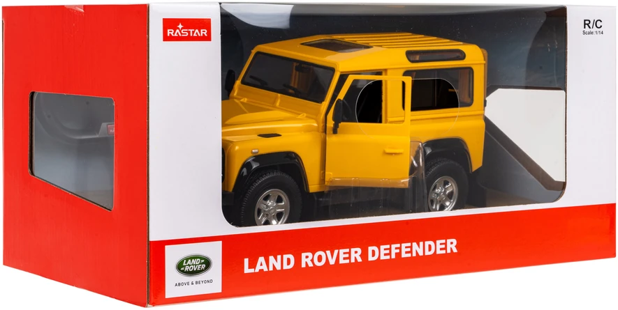 Rastar Nuotoliniu būdu valdoma Land Rover Defender žaislinė mašina