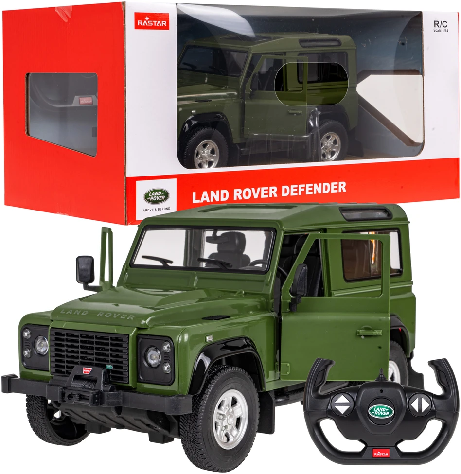 RASTAR R/C 1:14 automodelis valdomas Land Rover Defender, 78400