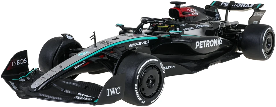 Nuotoliniu būdu valdomas automobilis Mercedes AMG F1 W15 E R/C, mastelis 1:12, Rastar 10250