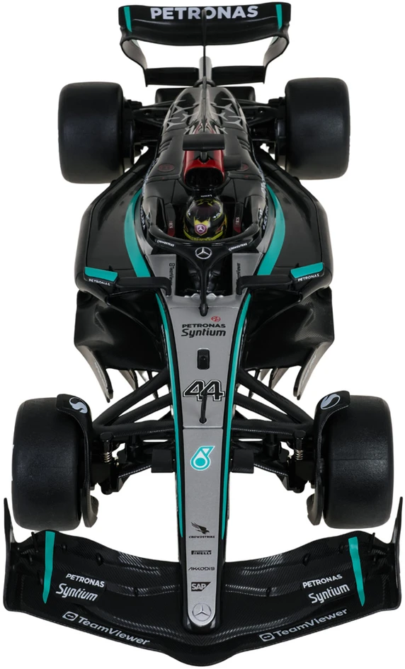 Nuotoliniu būdu valdomas automobilis Mercedes AMG F1 W15 E R/C, mastelis 1:12, Rastar 10250