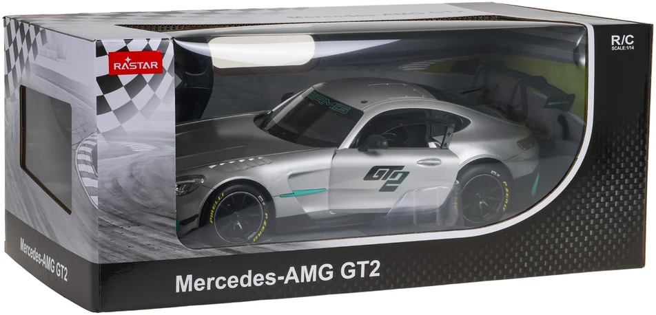Nuotoliniu būdu valdomas automobilis Mercedes AMG GT2 R/C, mastelis 1:14, Rastar 10220