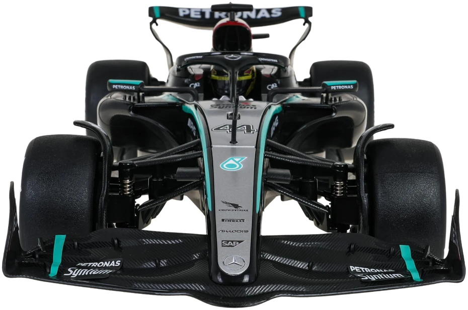 Nuotoliniu būdu valdomas automobilis Mercedes AMG F1 W15 E R/C, mastelis 1:12, Rastar 10250