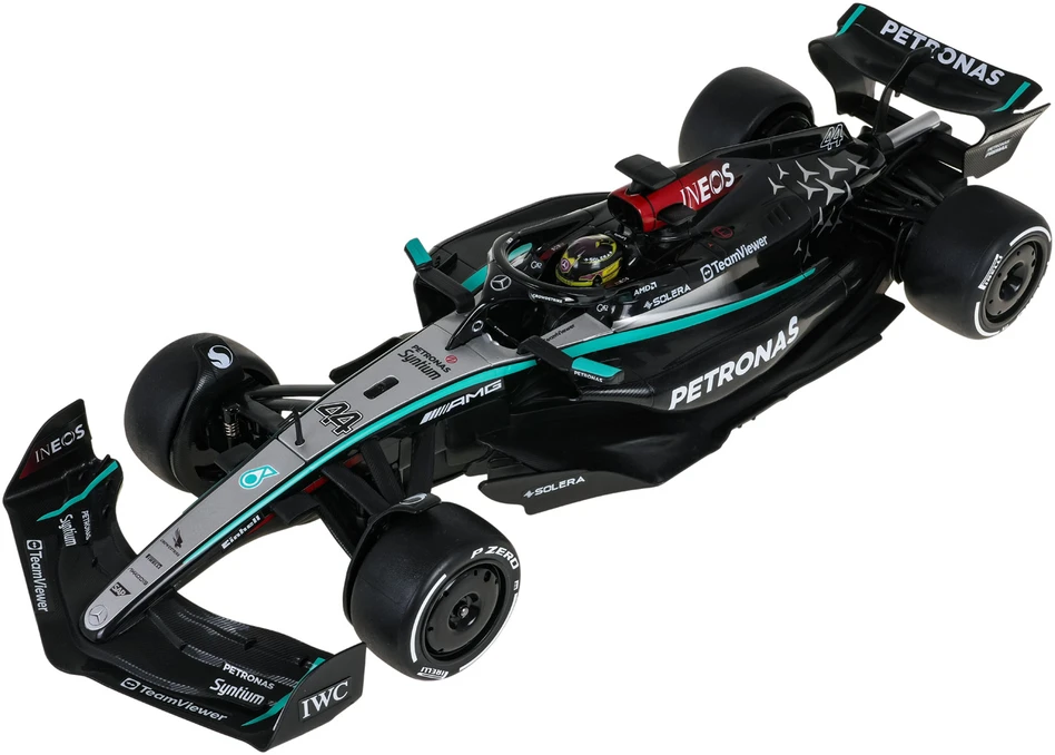 Nuotoliniu būdu valdomas automobilis Mercedes AMG F1 W15 E R/C, mastelis 1:12, Rastar 10250