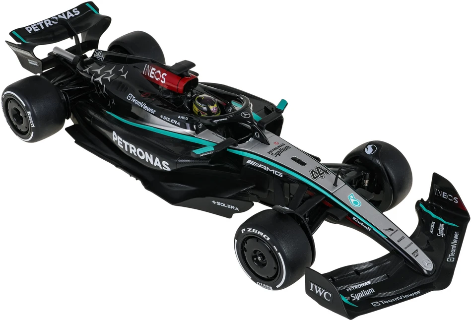 Nuotoliniu būdu valdomas automobilis Mercedes AMG F1 W15 E R/C, mastelis 1:12, Rastar 10250