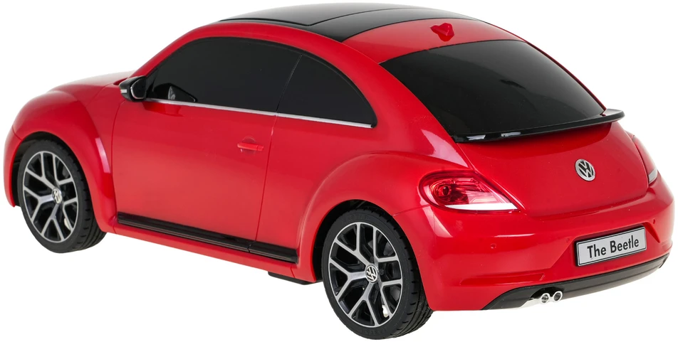 Rastar Nuotoliniu būdu valdoma raudona Volkswagen Beetle mašina