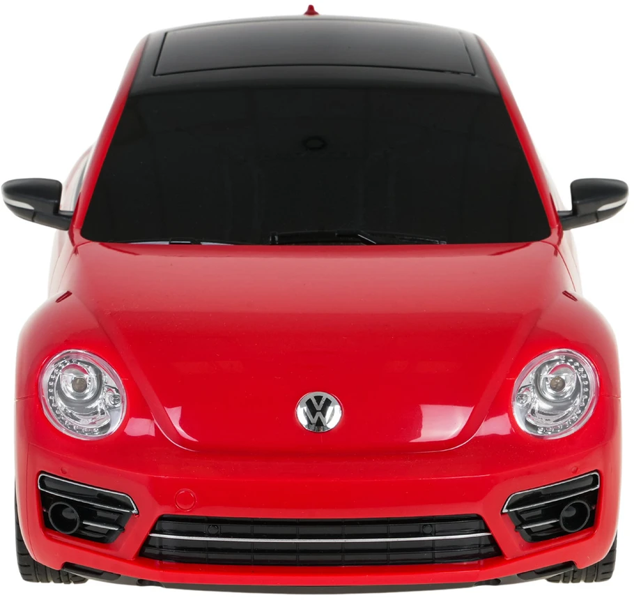 Rastar Nuotoliniu būdu valdoma raudona Volkswagen Beetle mašina