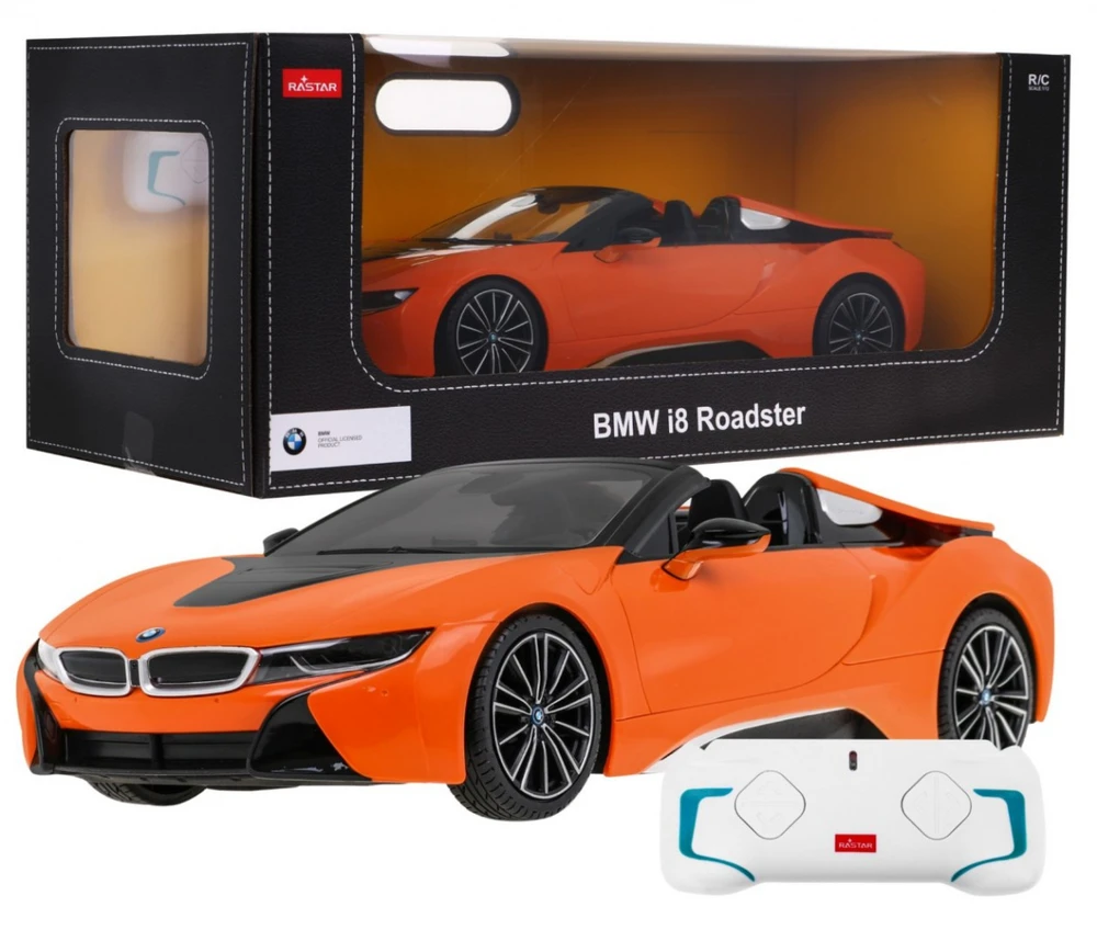 Rastar Nuotoliniu būdu valdomas BMW i8 Roadster žaislas