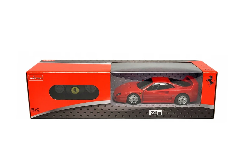 Rastar Nuotoliniu būdu valdomas Ferrari F40 modelis 1:24