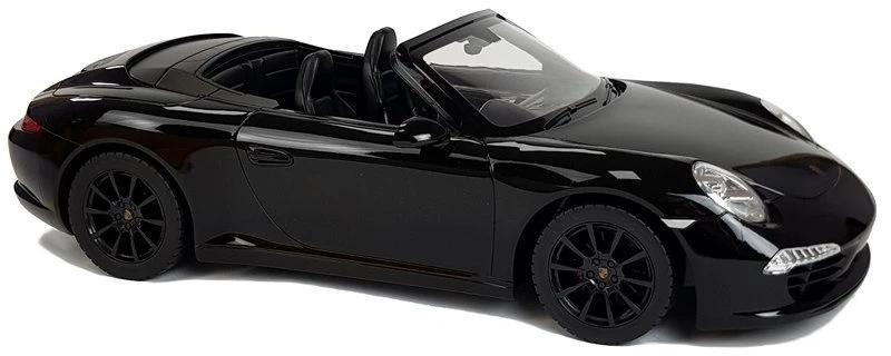 Nuotoliniu būdu valdomas automobilis Porsche 911 Carrera S Rastar 1:12 Juodas