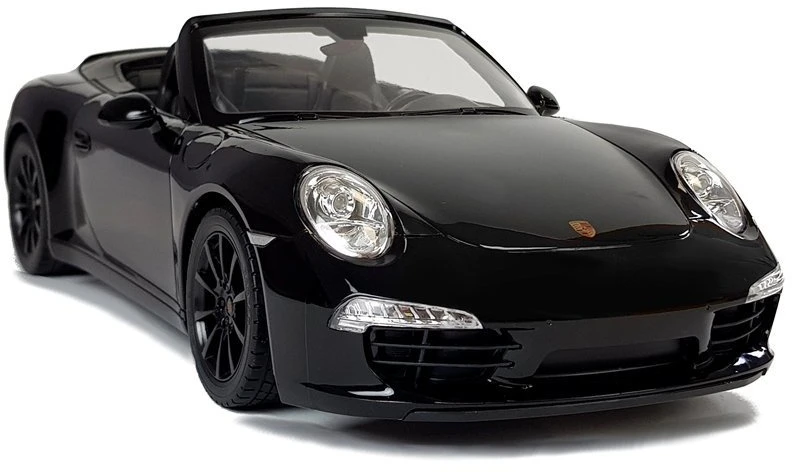 Nuotoliniu būdu valdomas automobilis Porsche 911 Carrera S Rastar 1:12 Juodas