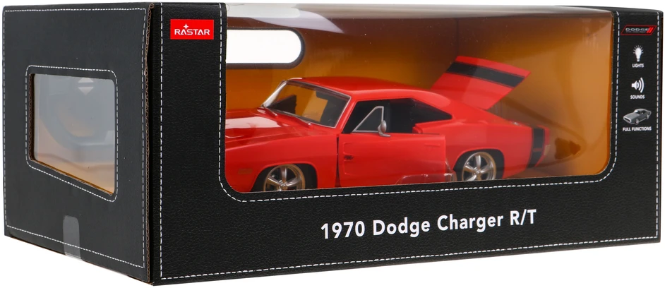 Automobilis radijo bangomis valdomas Dodge Charger R T 1:16 RASTAR