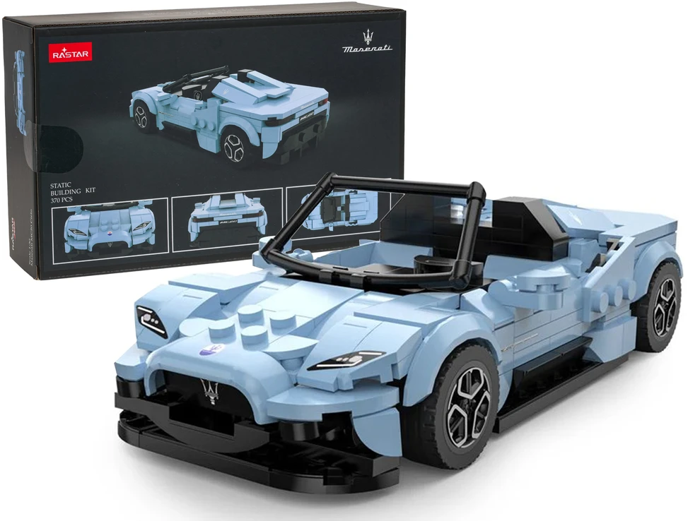 Mėlyna Konstruktorius Maserati MC20 Mėlyna automobilis RASTAR 1:30