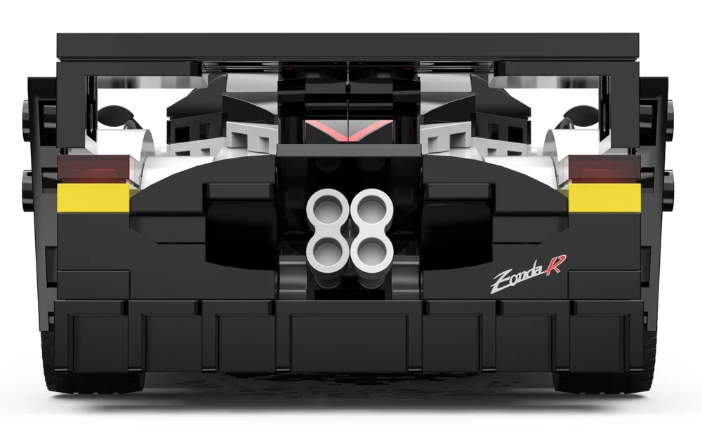 Konstruktorius Pagani Zonda R Pads Baltas automobilis 1:28 RASTAR