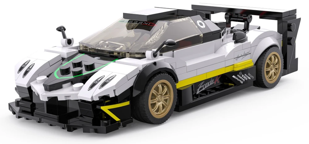 Konstruktorius Pagani Zonda R Pads Baltas automobilis 1:28 RASTAR