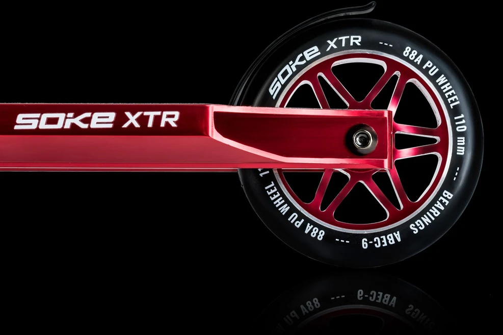 buvo SOKE XTR raudonas paspirtukas