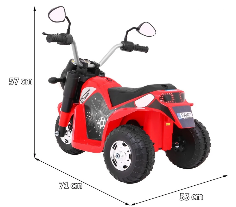 Ramiz Vehicle MiniBike raudonos spalvos