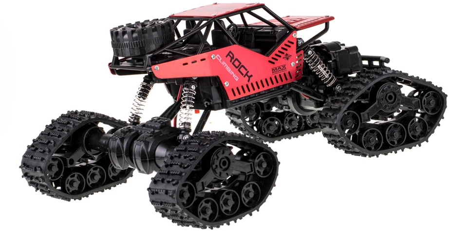 RC Rock Crawler 4x4 LHC012 automobilis 2in1 raudonas