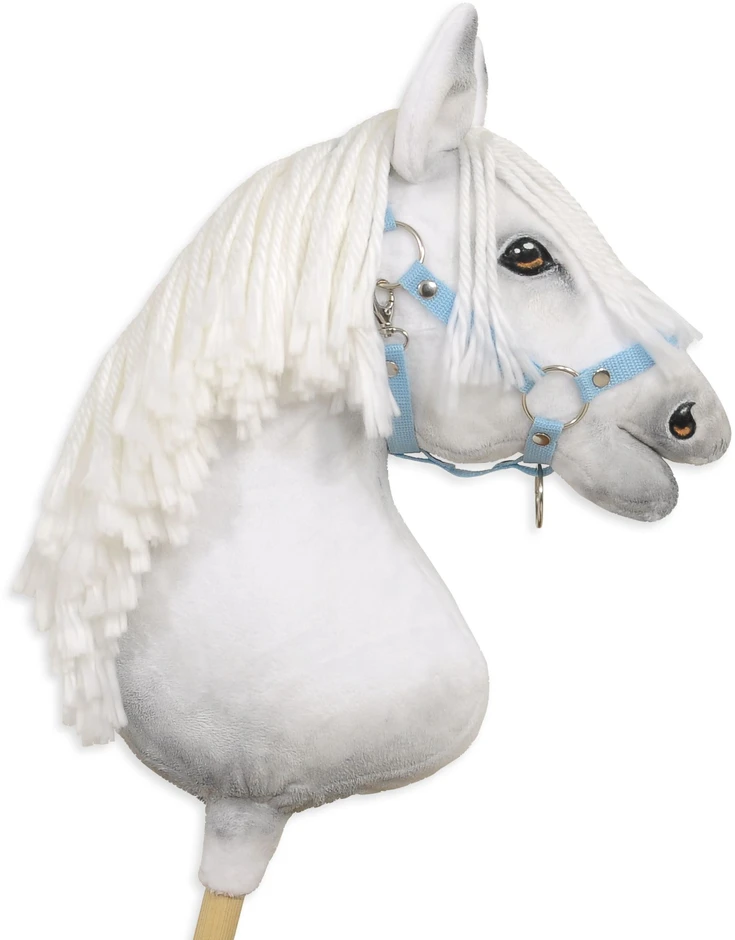 Super Hobby Horse Reguliuojamas kantaras hobi arkliukui, šviesiai mėlynas