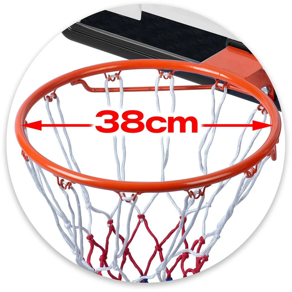 Reguliuojamas didelis laisvai stovintis krepšinio stovas 150-210 cm Neo-Sport NS-280