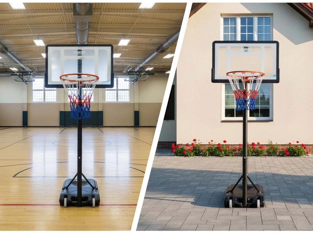 Reguliuojamas didelis laisvai stovintis krepšinio stovas 150-210 cm Neo-Sport NS-280