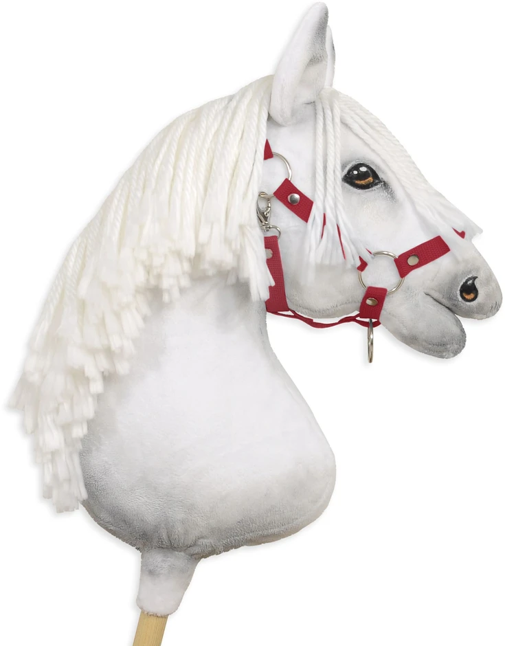 Super Hobby Horse Reguliuojamas kantaras hobi arkliukui, burgundinis