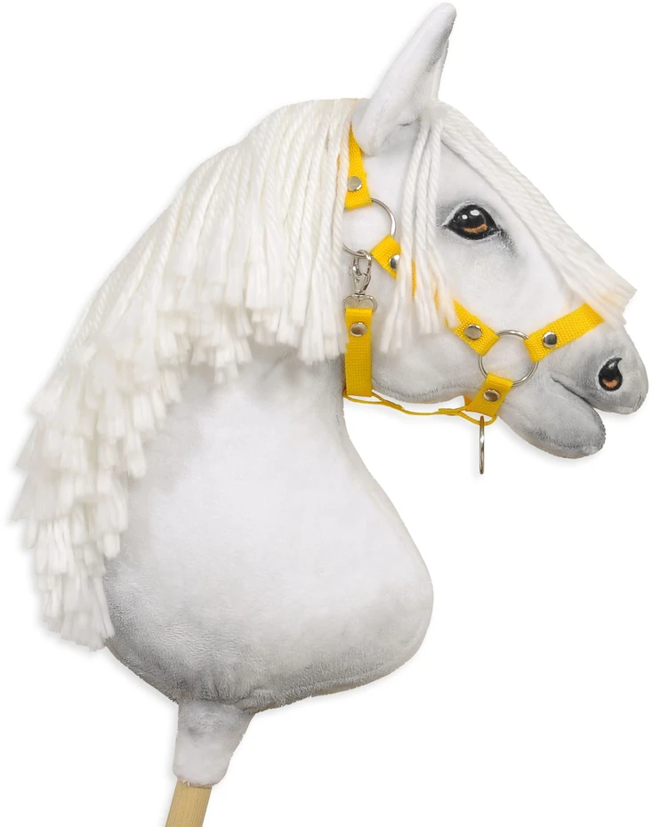 Super Hobby Horse Reguliuojamas kantaras hobi arkliukui A3 – geltonas