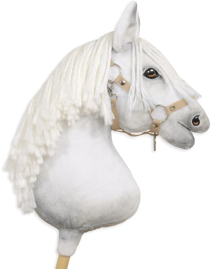 Super Hobby Horse Reguliuojamas kamanas hobi arkliukui A3 – smėlio spalvos